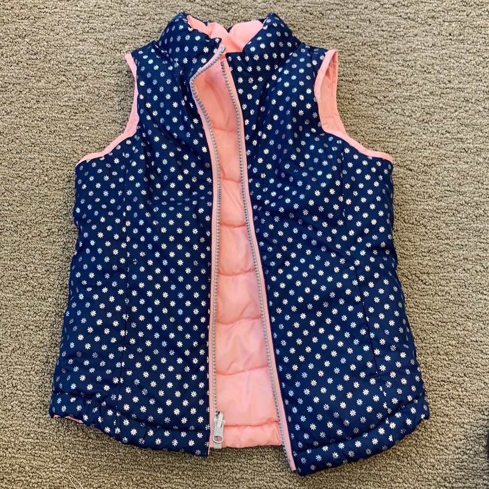 Reversible pink/snowflake gap kids 4t